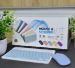 Portable Wireless Bluetooth Keyboard and Mouse